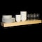Omega National Products Maple 10 in. x 30 in. x 2-1/2 in. Wood Floating Wall Shelf 67.FS0130MUF1 - alternate 2
